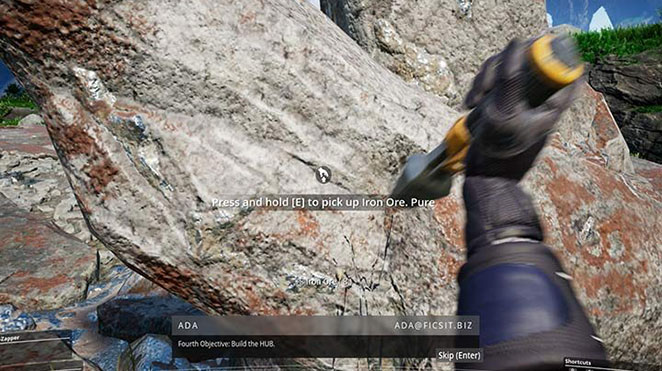 satisfactory добываем ресурсы