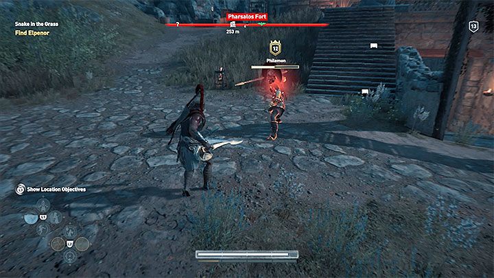 Assassins Creed Odyssey - тяжелая атака противника Assassins Creed Odyssey - тяжелая атака противника