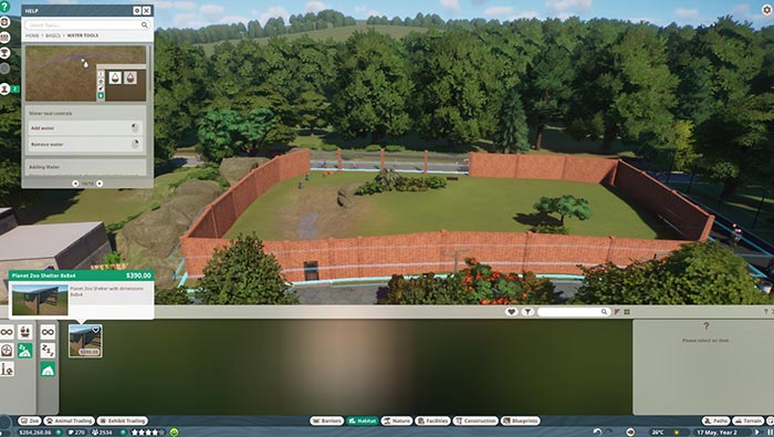 planet zoo hard shelter menu