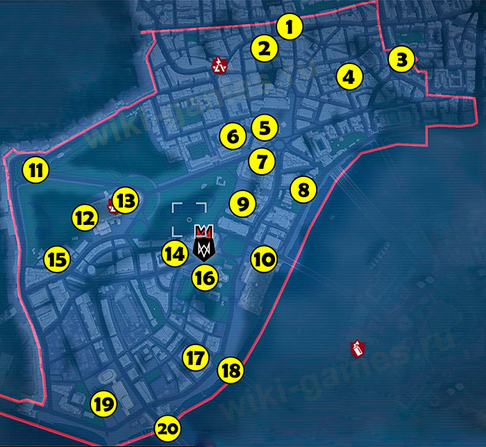 watchd gods legion westminster maps