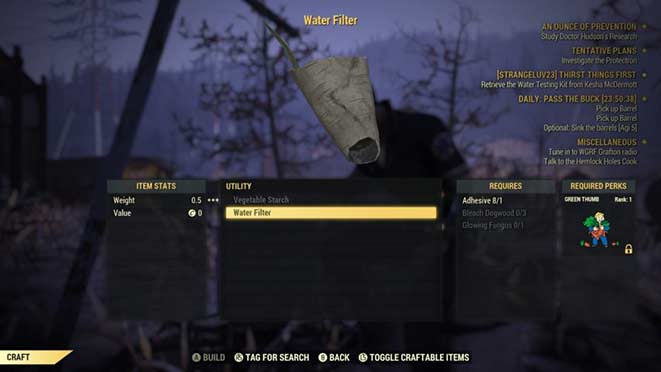Fallout 76 - где найти очищенную воду? Fallout 76 - где найти очищенную воду?