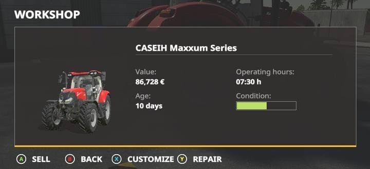 Farming Simulator 19 - ремонт техники