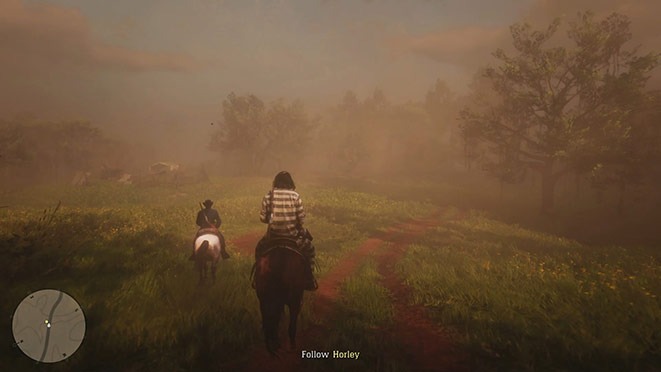 Red Dead Online следуйте за незнакомцем