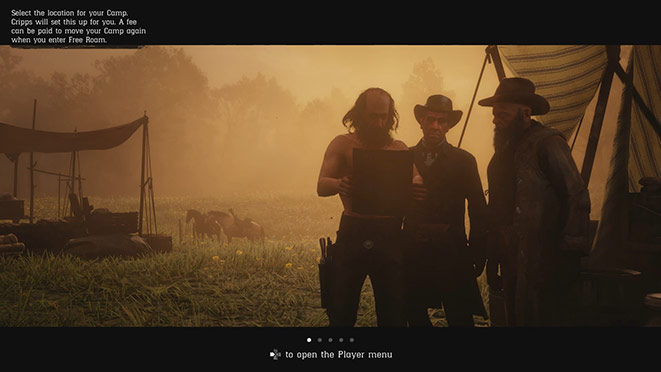 Red Dead Online создание своего лагеря
