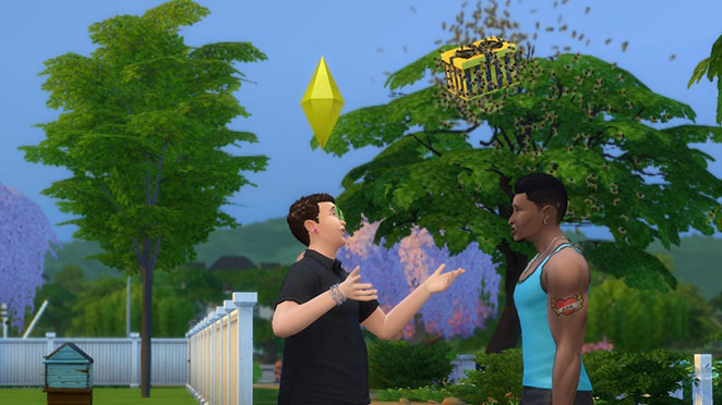 sims 4 рой пчел