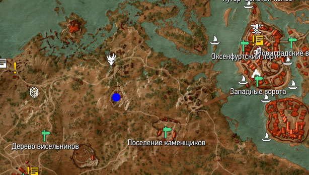 Ведьмак 3 - чертеж улучшенных перчаток школы кота