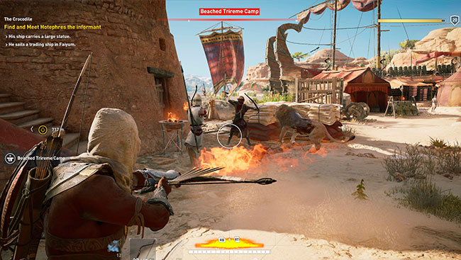 Assassin's Creed Origins стрельба из лука Assassin's Creed Origins стрельба из лука