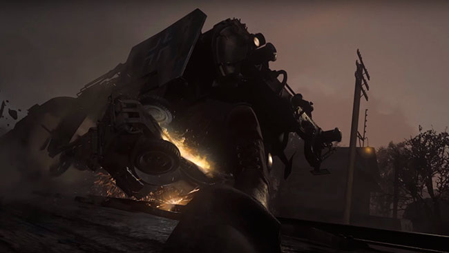 Call Of Duty wwii красивая сцена Call Of Duty wwii красивая сцена