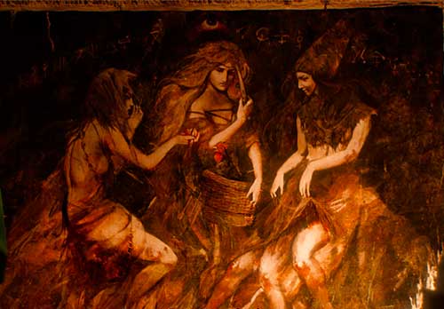 Ведьмак ковер с ведьмами Ведьмак ковер с ведьмами