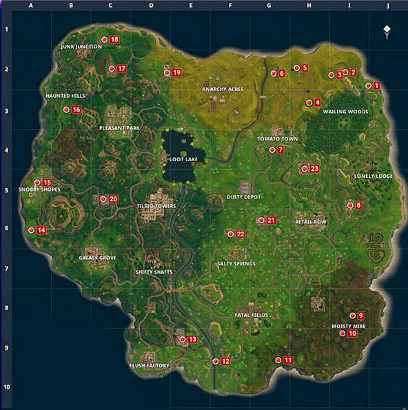 Forntie Battle Royale лучшие места высадки Forntie Battle Royale лучшие места высадки
