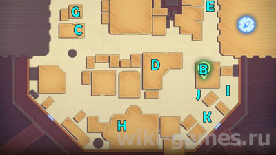 Карта локации &laquo;Звездный залив&raquo; на планете &laquo;Monarch&raquo; в игре The Outer Worlds